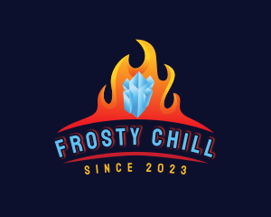  Fire Ice Heating Cooling logo