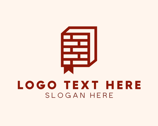 Book logo example 2