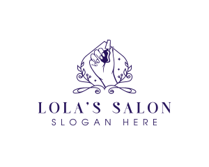 Nail Polish Spa logo design