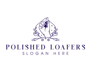 Nail Polish Spa logo design