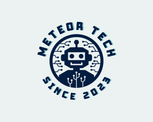 Tech Robot Circuit logo design