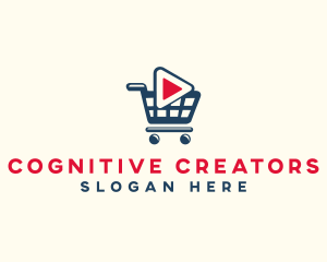 Multimedia Shopping Cart logo design