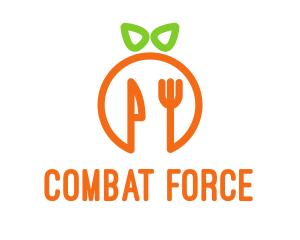 Orange Knife & Fork logo