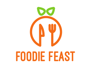 Orange Knife & Fork logo