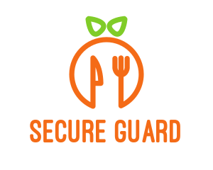 Orange Knife & Fork logo