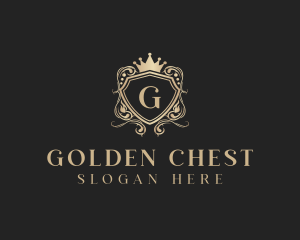 High End Crown Shield logo design