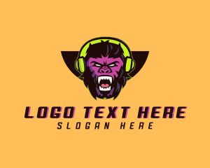 Headgear - Mad Gorilla Gaming logo design