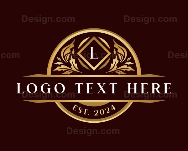 Luxury Florist Ornament Logo