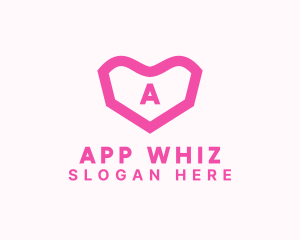 Heart Matchmaking App  logo design