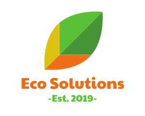 Eco Leaf Nature logo design