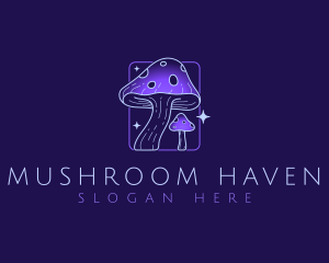 Natural Mushroom Fungus logo