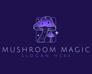 Natural Mushroom Fungus logo