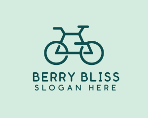 Geometric Cycling Bike logo design