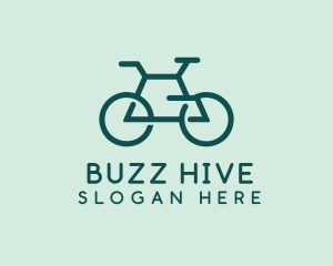 Geometric Cycling Bike logo design