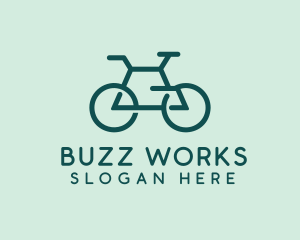 Geometric Cycling Bike logo design