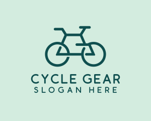 Geometric Cycling Bike logo