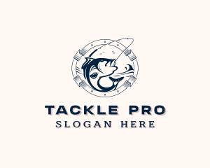 Sea Marine Fishing logo design