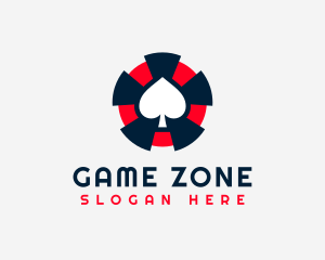Spade Poker Game logo design