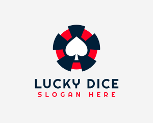 Spade Poker Game logo design