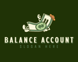 Cartoon Dollar Money logo design