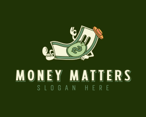 Cartoon Dollar Money logo design