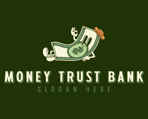 Cartoon Dollar Money logo design