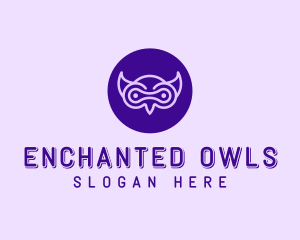 Modern Purple Owl logo