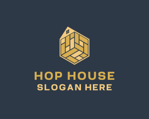 House Tiles Flooring logo design