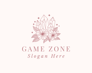 Floral Sparkle Gemstone logo