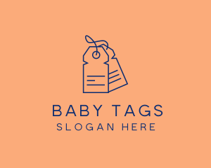 Minimalist Clothes Tag  logo design