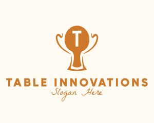 Table Tennis Trophy Sports logo