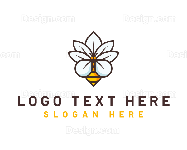 Floral Nature Beehive Logo