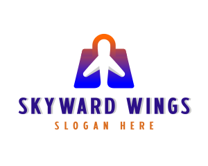 Airplane Shopping Bag logo