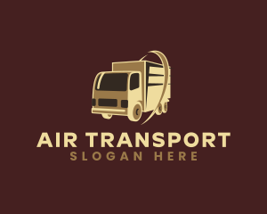 Logistics Truck Transport logo design