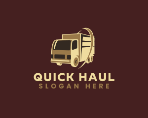 Logistics Truck Transport logo design