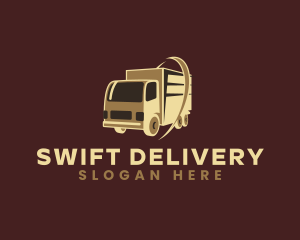 Logistics Truck Transport logo design