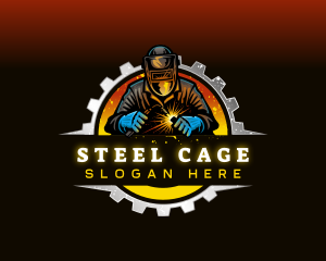 Steel Ironwork Welding  logo design