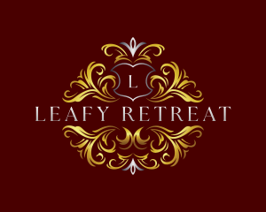 Luxury Leaf Ornament Logo