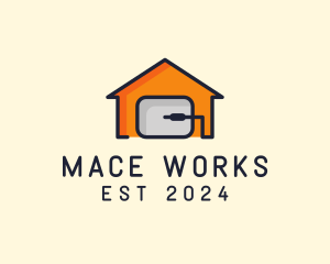 Home Computer Mouse logo design