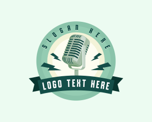 Podcast Microphone Streaming logo