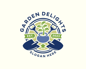 Leaf Plant Gardening logo design