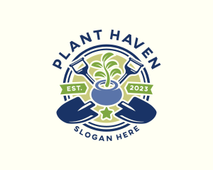 Leaf Plant Gardening logo design