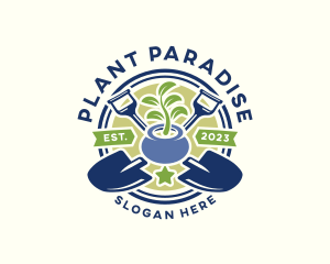 Leaf Plant Gardening logo design