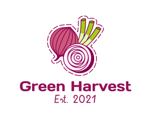 Red Onion Vegetable logo
