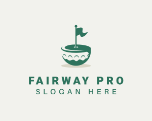 Flag Golf Course  logo