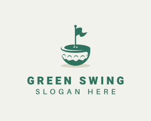 Flag Golf Course  logo