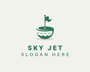 Flag Golf Course  logo