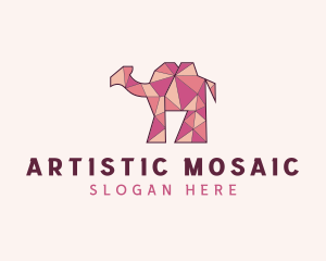 Camel Mosaic Animal logo