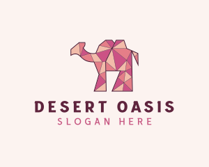 Camel Mosaic Animal logo