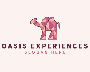 Camel Mosaic Animal logo